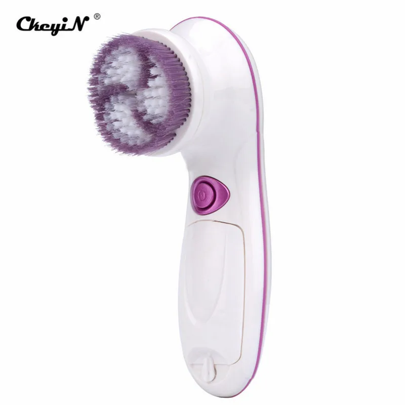 5 в 1 электрическая чистка лица Глубокая кистей пор массажер лицо тело удаление