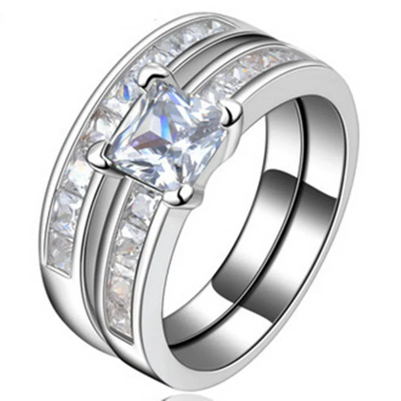 Кольца СС для женщин модные ювелирные изделия Черное золото 3 вида цветов розовое