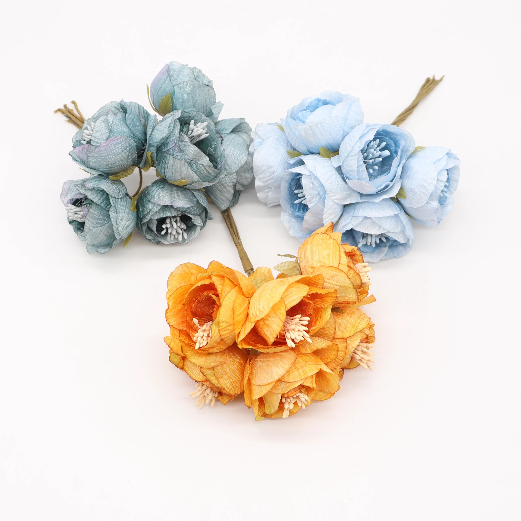 Искусственные тычинки роз 6 шт./лот букет для украшения свадьбы дома вечеринки