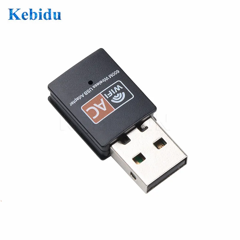 Беспроводная сетевая карта KEBIDU 600 Мбит/с WiFi адаптер wi-fi антенна ПК 2 4 + 5 8 ГГц