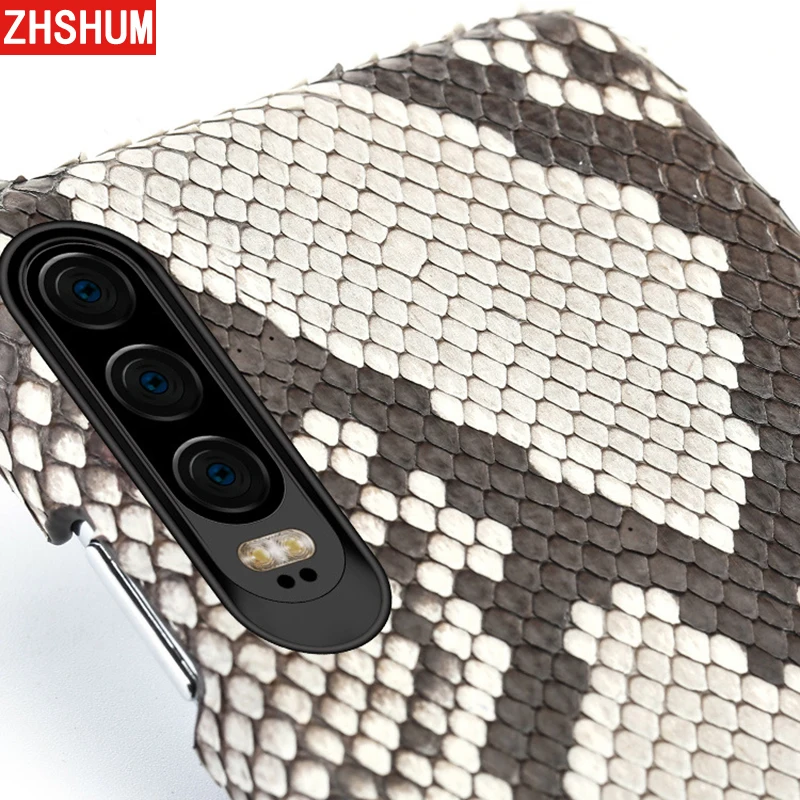 Чехол из натуральной змеиной кожи для Huawei P30 Pro P20 Lite P10 чехол питона ручной работы