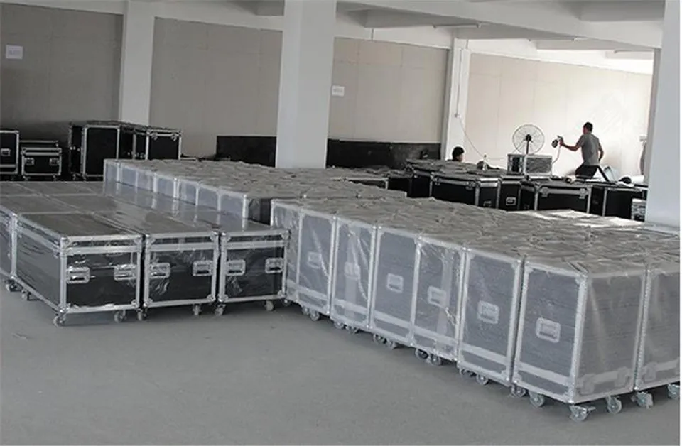 4 шт. 90 Вт LED Moving Head flightcase сценическое освещение 16DMX канал высокого качества