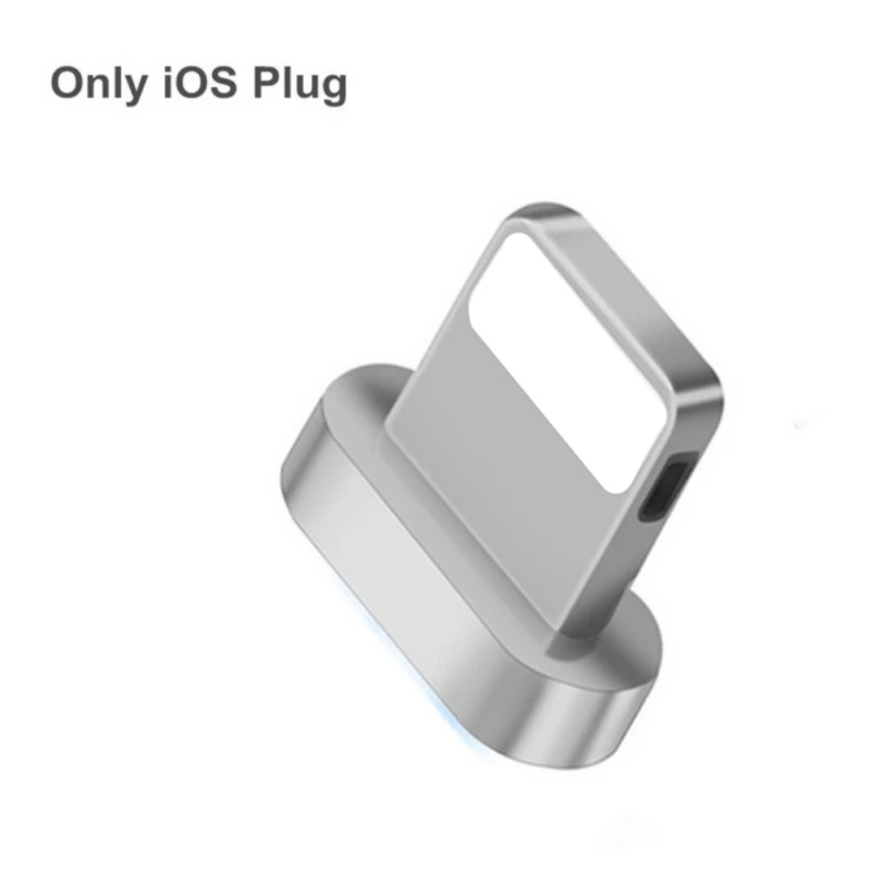 as the picture Магнитный адаптер для быстрой зарядки для iPhone, Lightning, Android, type-C, разъем Micro USB 2,0, устройство с разъемом Micro USB C, кабель - Color: as the picture