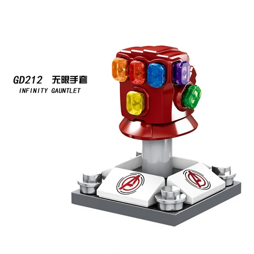 GD212 Marvel танос кульл обсидиан Супер Герои Мстители Конструкторы детские игрушки Фигурки - Цвет: GD212