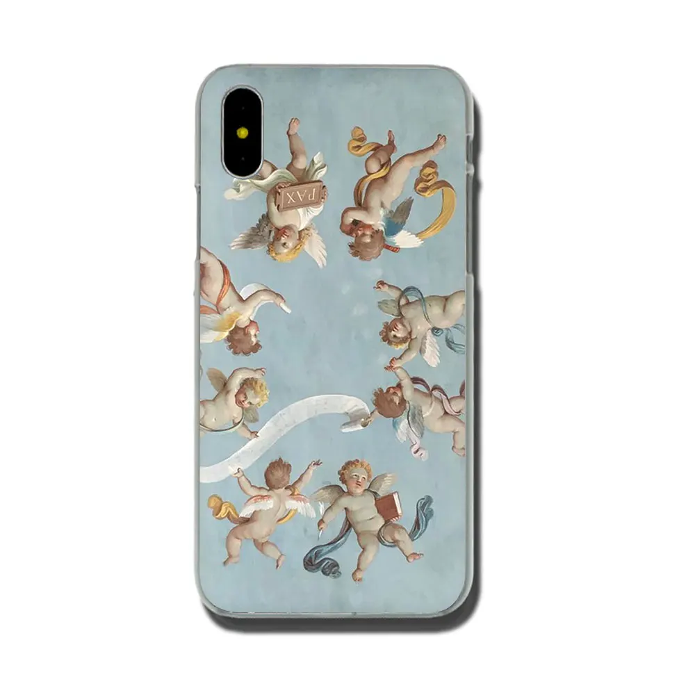 H12 Ренессанс ангелы Новинка Fundas жесткий чехол для телефона iPhone 11 Pro 6 6S Plus 7 8 Plus X XS XR XS Max - Цвет: H12