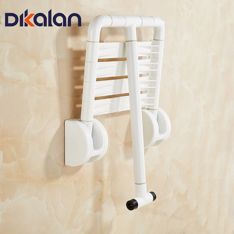 Dikalan Ванная комната складной стул председатель стену душ сильный Antislip туалет для