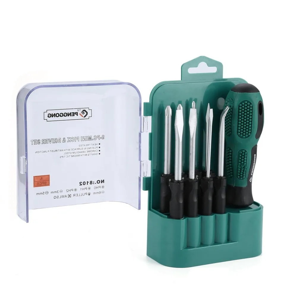 Portable High Quality Precision Screwdriver 9 in 1 Tool Kit Magnetic Set Ergonomic Design for Technicians Repair | Инструменты
