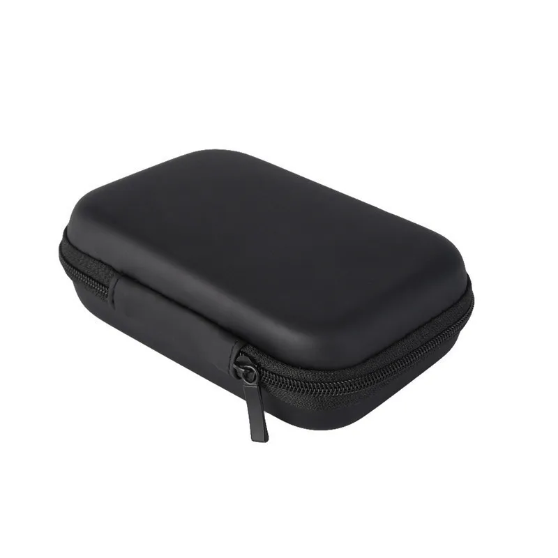 Портативный черный полиуретановый ящик для хранения Bluetooth защитный органайзер USB