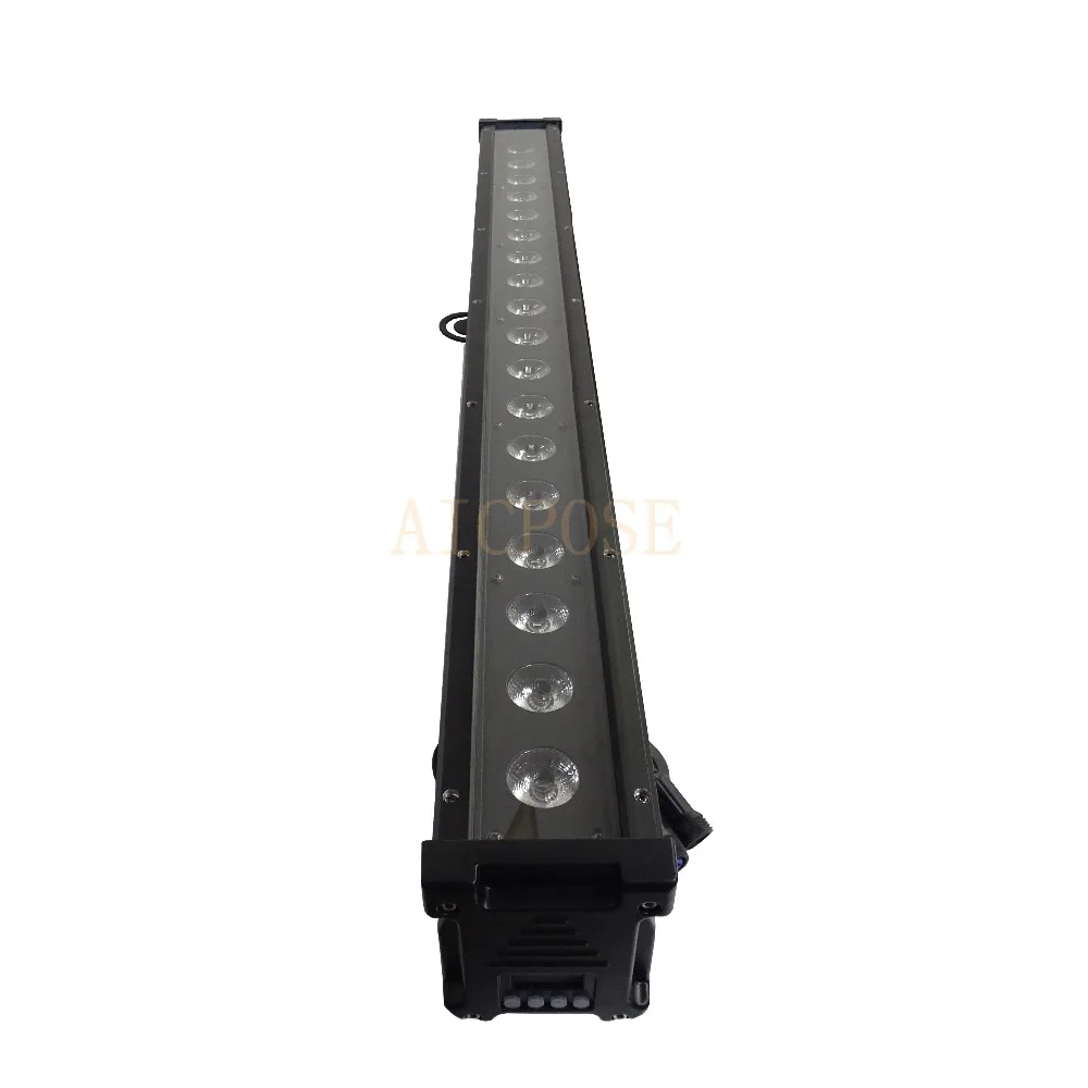 18x10 Вт RGBW 4в1 LED Бар Настенные светильники IP65 Водонепроницаемые светодиодные