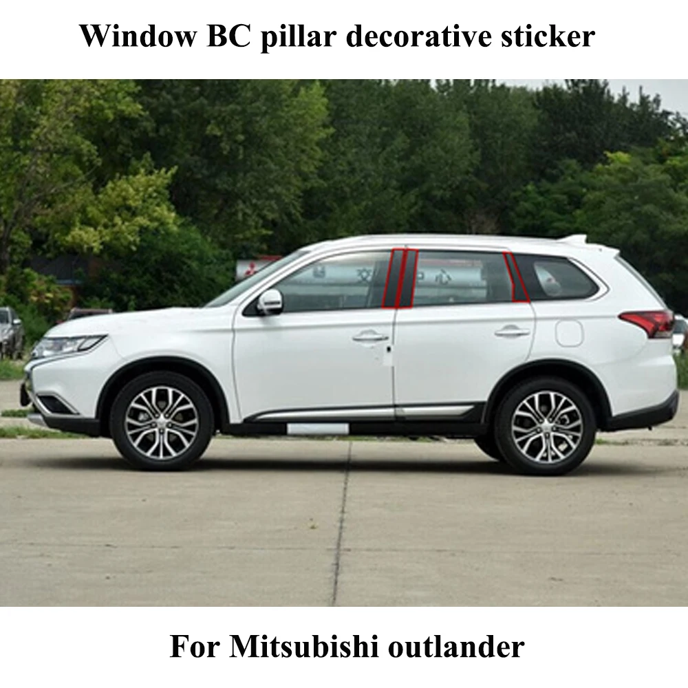 Аксессуары для Mitsubishi Lancer Outlander ASX RVR BC оконная отделка наклейки украшение Защитная