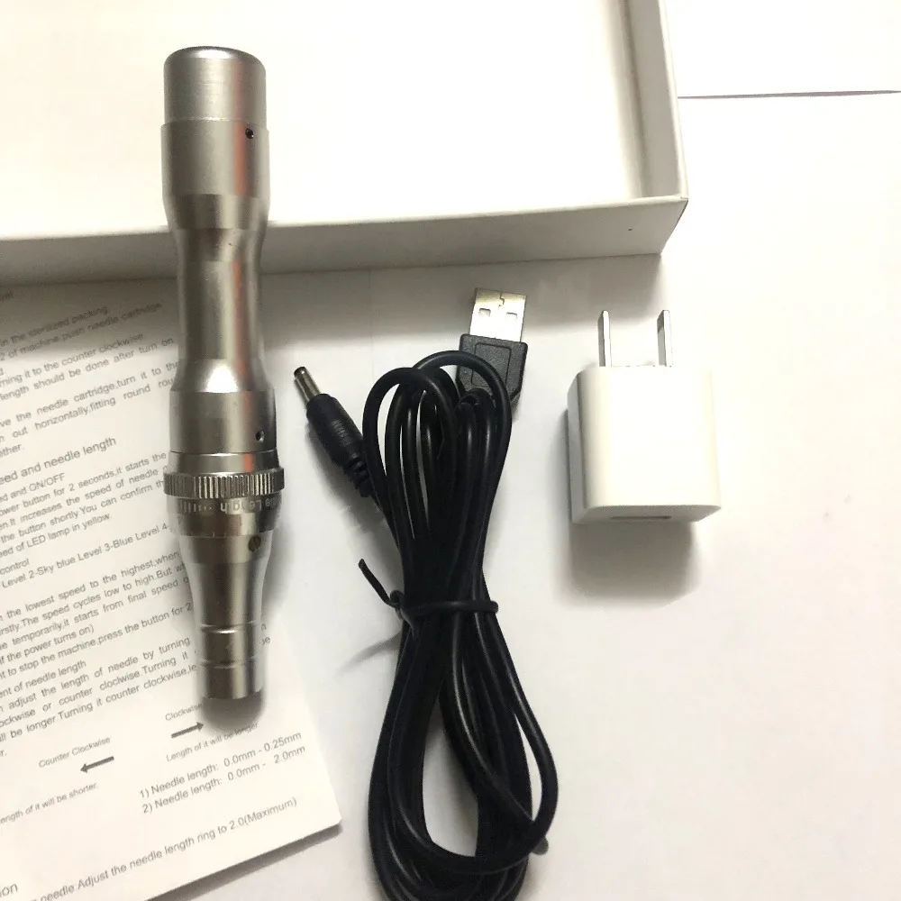 Электрическая Дерма Ручка беспроводная машина для ухода за кожей устройство