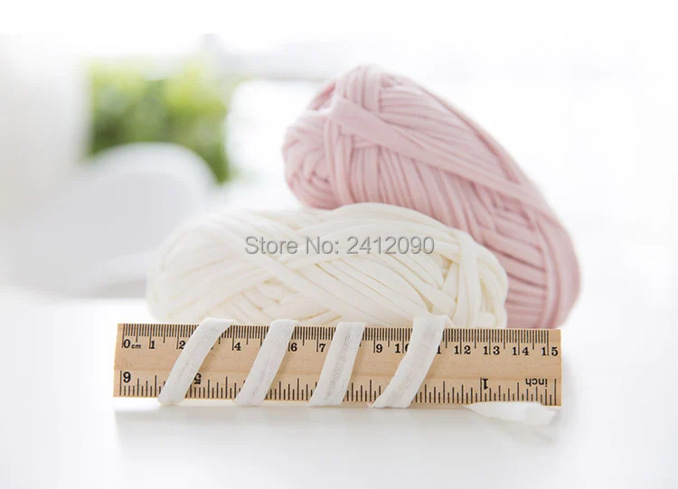 100 г необычная толстая пряжа для вязания DIY тканая нить Пряжа лента ручной вязки