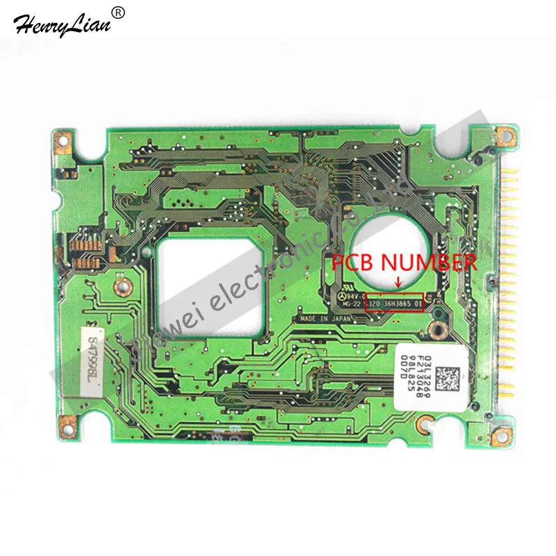 HDD печатная плата для/логическая плата/номер платы: 320 36H3865 01/Φ: 89G9745 /STICKERS 03L3269|for