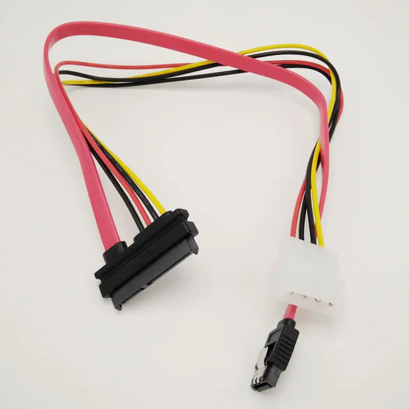 2 шт. SATA Combo кабель для передачи данных 4 булавки IDE Molex и Serial ATA мощность HDD DVD жесткий