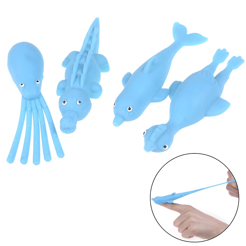 Рогатка на палец 1 шт. мультяшная серия морских животных катапульта Экологически