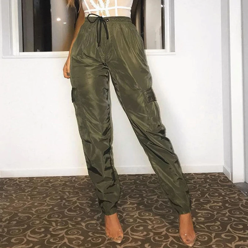 Женские спортивные летние брюки с высокой талией штаны одежда для спортзала