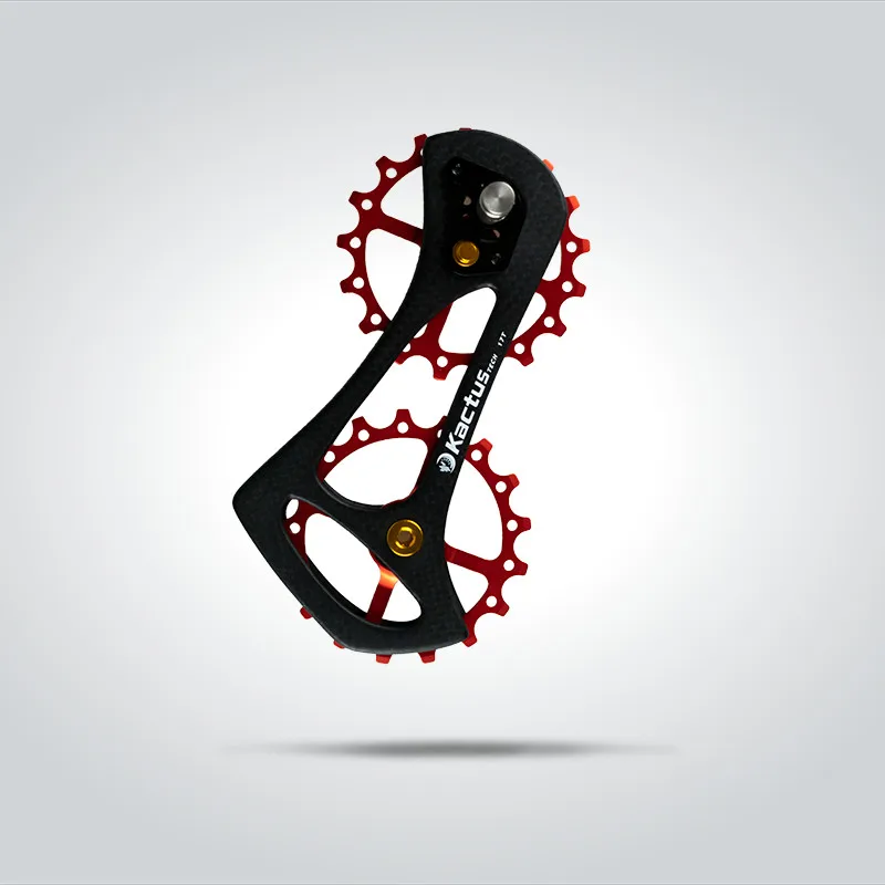 17TS MTB дорожный велосипед задний переключатель шкив, CNC AL направляющее колесо комплект системы керамический подшипник Jockey для SHIMANO Tiagra 105 5800 4600