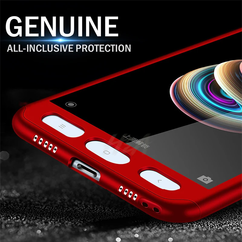 360 градусов Полная защита для Huawei Nova 2 Lite чехол 2S 2i NovaLite жесткий с закаленным