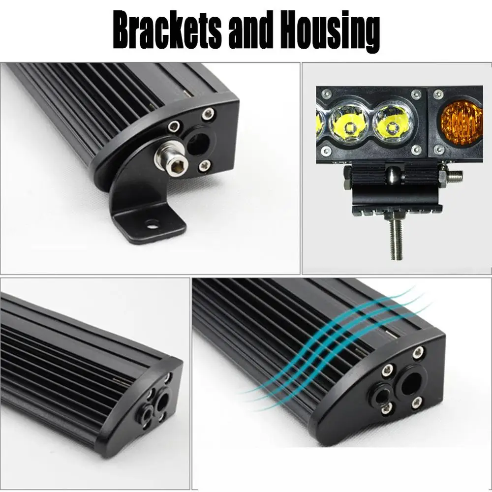 12V светодиодная осветительная балка точечная белая Янтарная заливающая