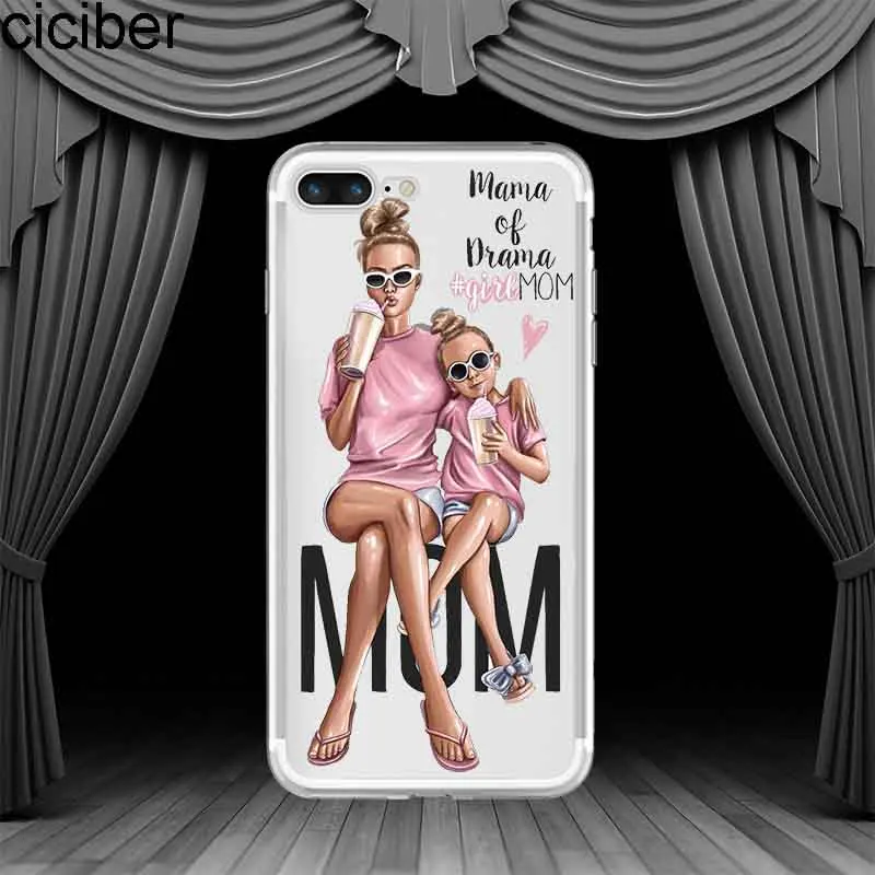 Ciciber/чехол для телефона с изображением супер мамы и маленькой девочки iphone 11 Pro Max