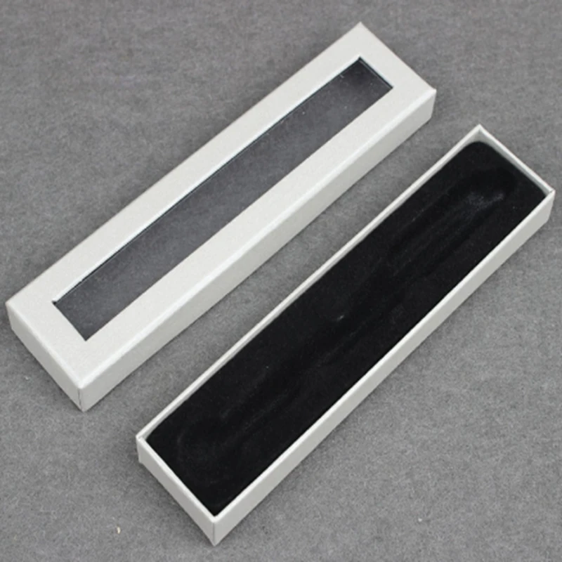 100 шт одиночная коробка ручки креативная прозрачная оконная бумага упаковка