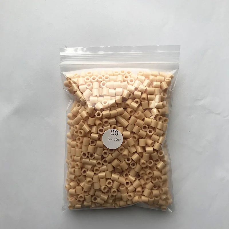 as the Photo 20 1000 Beads/Bag 5mm Perler Artkal Beads 37 Colors Available Material Bag DIY Cartoon Making Tube Colorful Beads Educational Toys - Цвет: as the Photo 20
