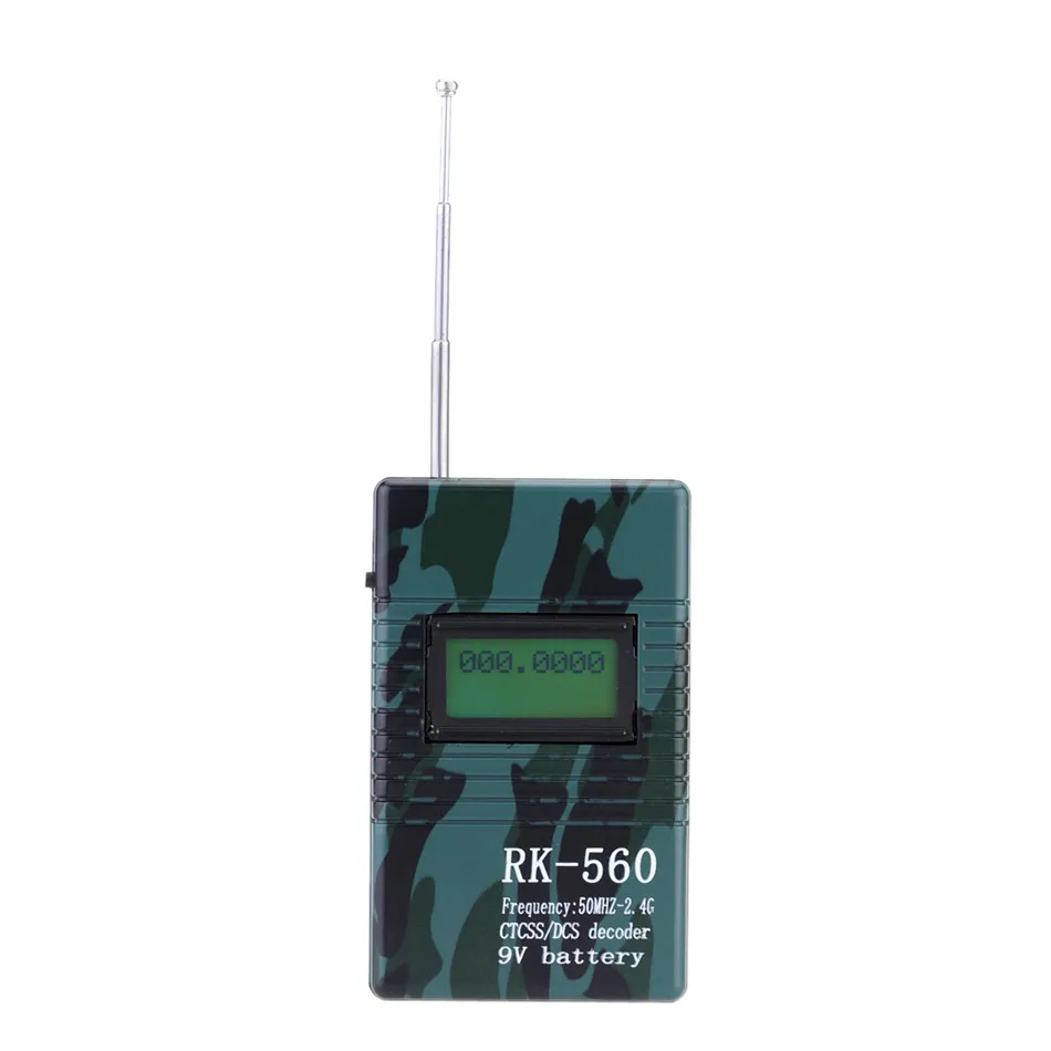 RK560 50MHz 2 4 GHz Портативный Ручной измеритель частоты инструмент счетчик DCS CTCSS радио