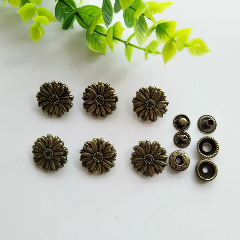 6 комплектов кнопки из цинкового сплава 22 мм|button craft|snap fastenerpress stud |