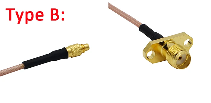 MMCX к SMA/RP-SMA гнездовой фланец FPV антенный удлинитель для Unify PandaRC VTX