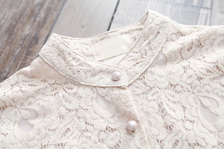 Новинка весны 2017 винтажное вязаное платье с кружевным воротником стойкой и