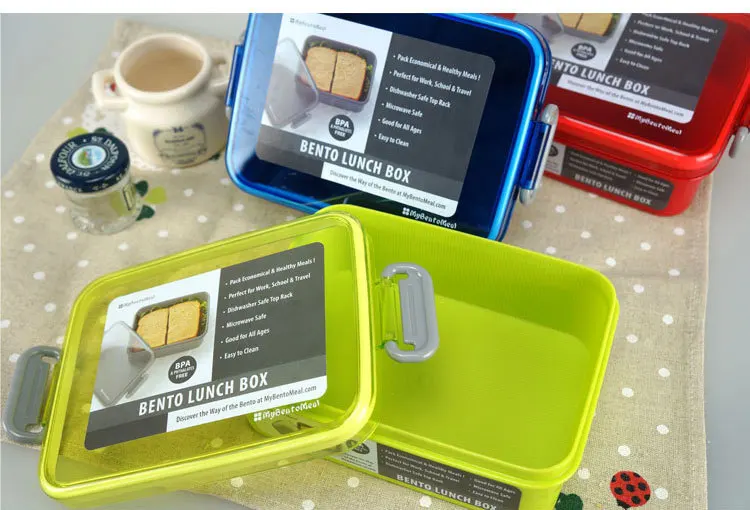 Высококачественный Ланч бокс Bento полностью герметичный контейнер для