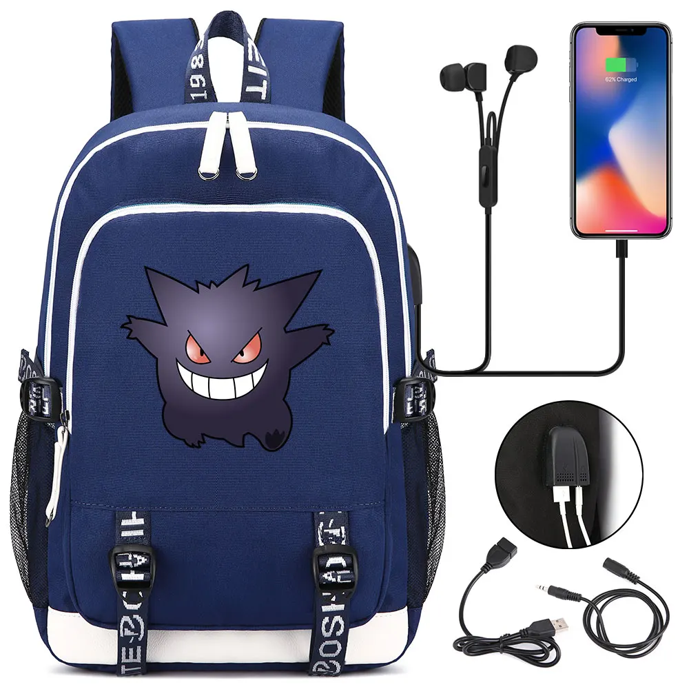 Новый Squirtle Аниме Пикачу чармандер наушники USB Jack для мальчика и девочки школьные