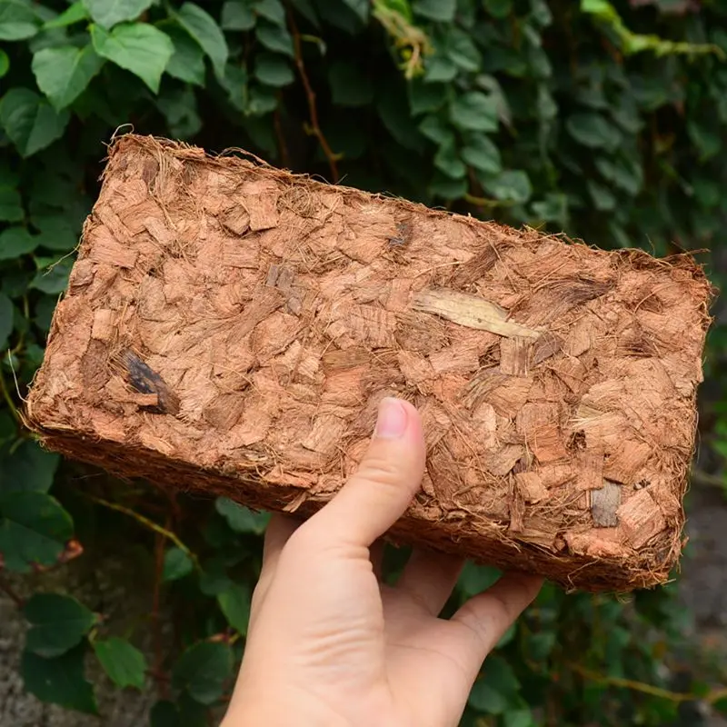 500 г Кокосовая кора кирпич торф выращивание органические Soilless полировка Сад