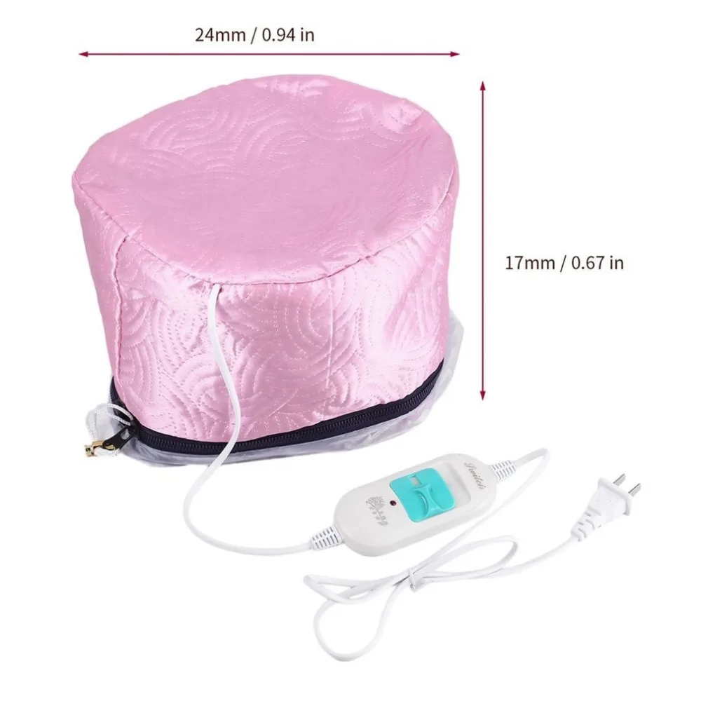 

220V Electric Hair Thermal Treatment Beauty Steamer SPA Nourishing Hair Care Cap Waterproof and Anti-electricity Control Heating
