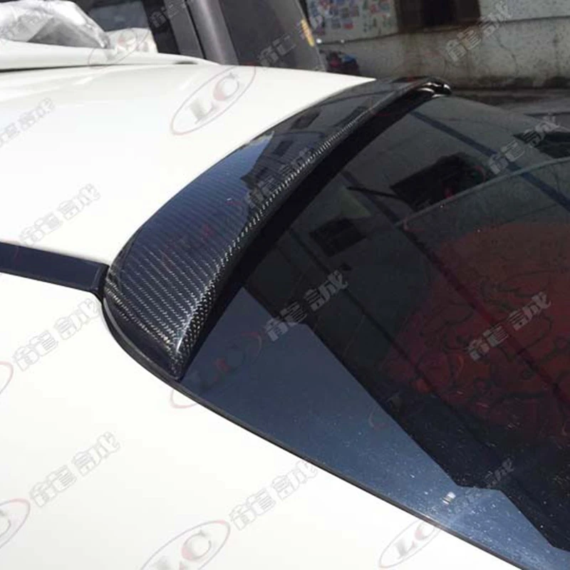 C Класс углеродного волокна задний спойлер крыла окна для Mercedes Benz W205 седан 4 двери