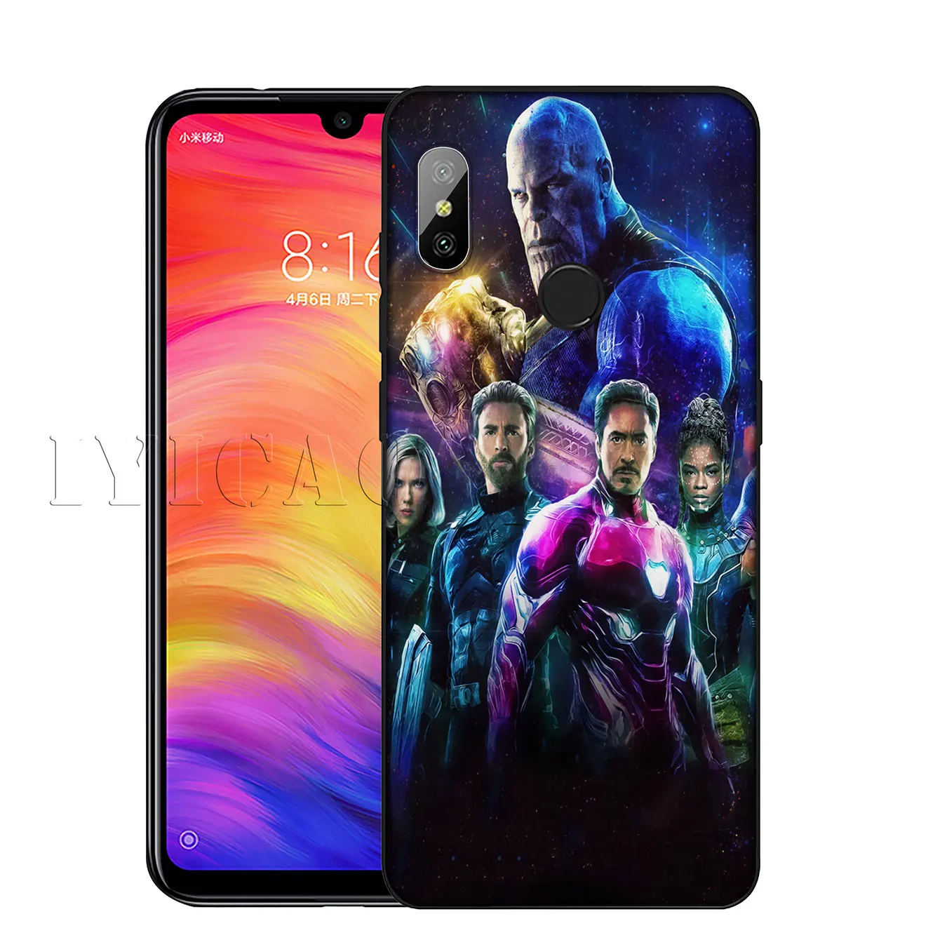 IYICAO Thanos vs avengers Endgame Marvel Soft Silicone Case for Xiaomi Mi 10 9 9T CC9 CC9E 8 SE A3 Pro A1 A2 Lite 6 f1 |