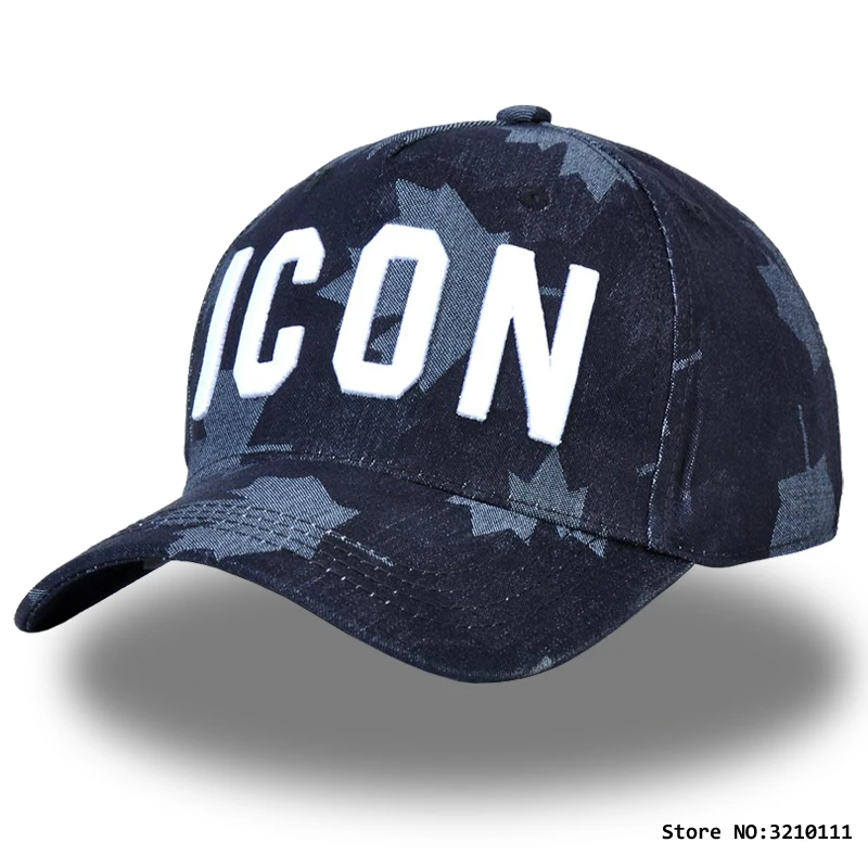 DSQICOND2 бренд буквы DSQ значок Кепка шапки сплошной узор шляпы Casquette папа Ковбой шляпа бейсбольная Кепка Snapback Кепка для мужчин Wom