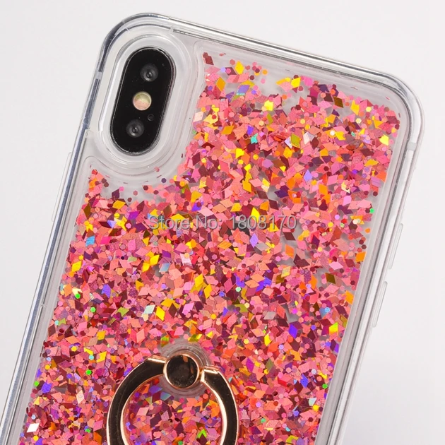 Чехол из ТПУ для IPhone X 8 7 6 6S Plus 5 5S SE Diamond Lover Dynamic Glitter Cover 50 шт. | Мобильные телефоны и