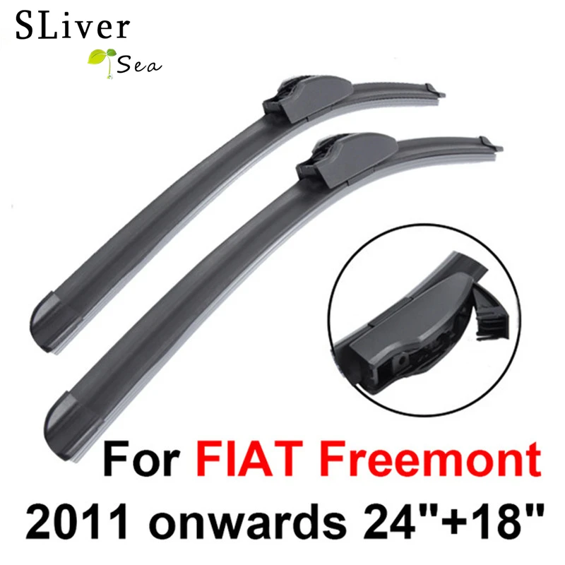 Лезвия стеклоочистителя SLIVERYSEA для FIAT Freemont 2011 года 24 &quot+ 18&quot высокое качество Iso9001