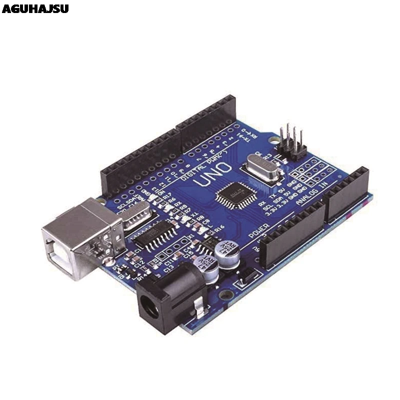 Макетная плата UNO R3 ATmega328P CH340 CH340G для Arduino с прямым штырьком|Интегральные схемы| |