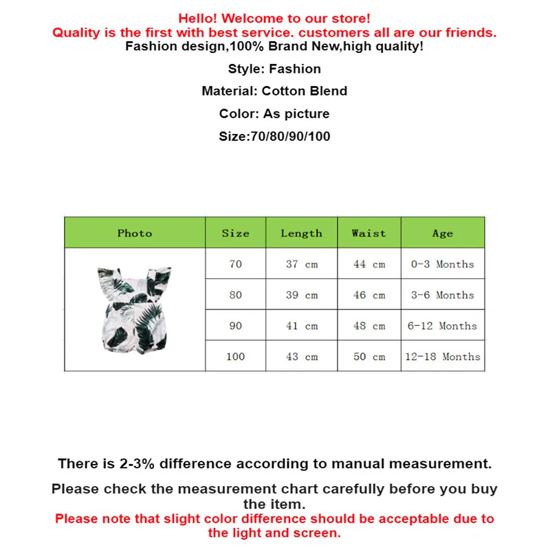 Летние хлопковые комбинезоны комплекты одежды без рукавов с принтом листьев для