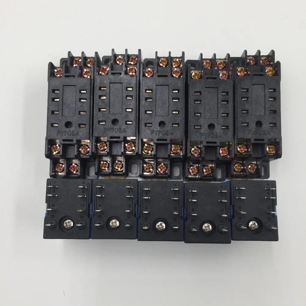 10 шт. реле MY2NJ 24 В постоянного тока маленькое 5A 8PIN катушка DPDT с цоколем|relay 5a|relay