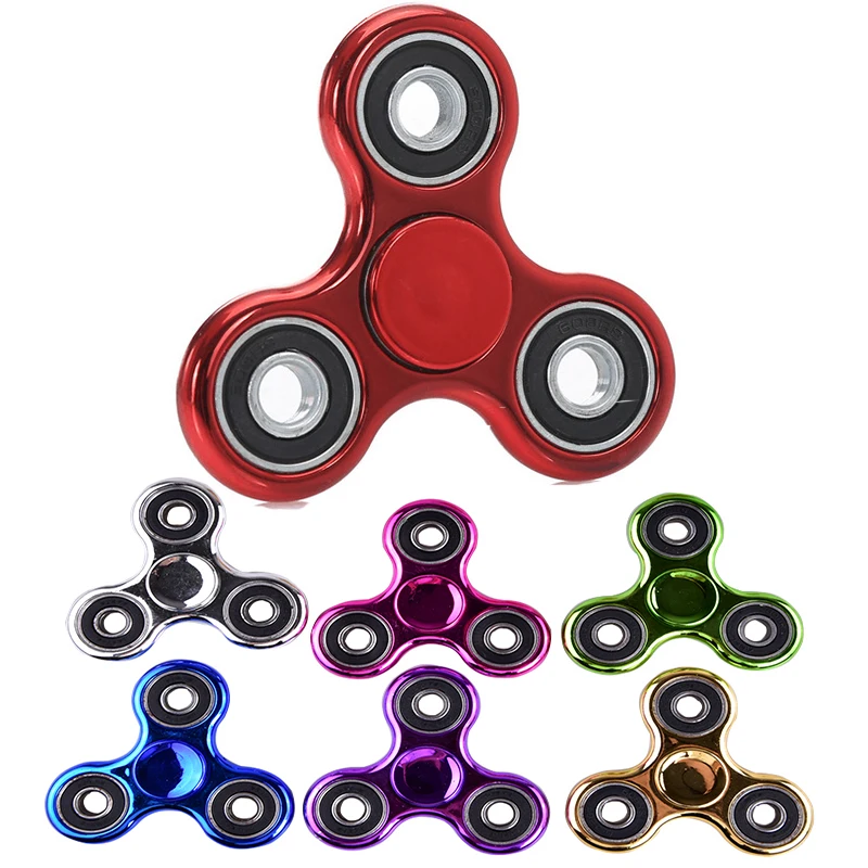 Новый палец блесны Непоседа стресс Куба Tri-Spinner фокус держать игрушки и СДВГ EDC