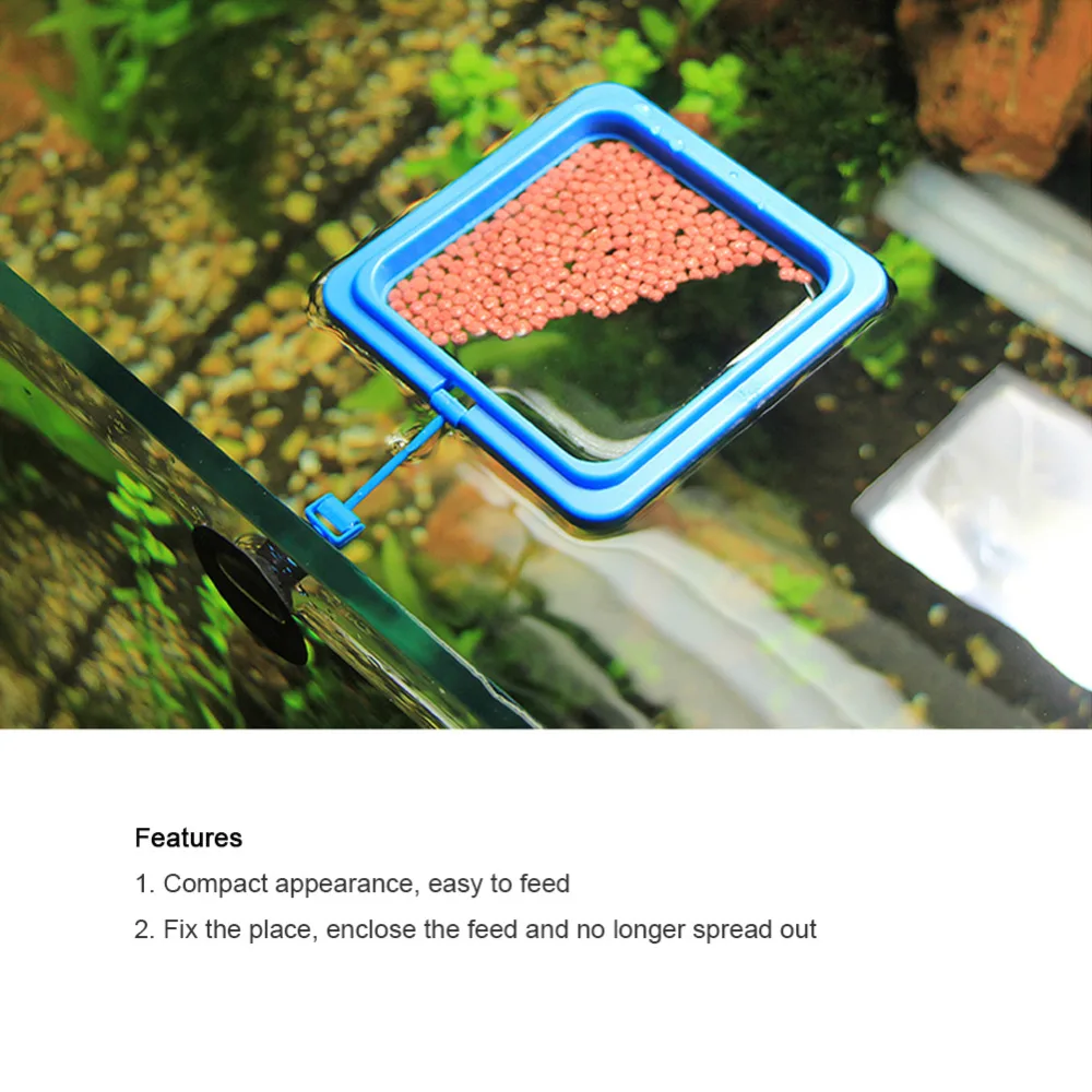 Аквариумное кольцо для кормления пластиковая станция аквариума плавающая еда