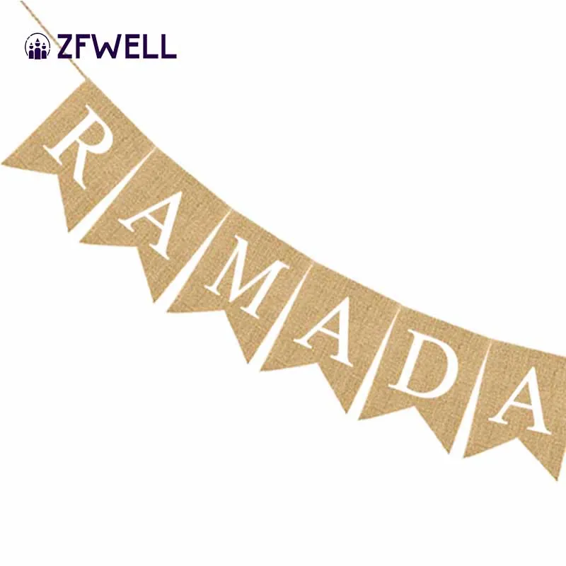 ZFWELL13 * 18 см Iftar праздничное украшение для вечеринки Потяните цветок баннер