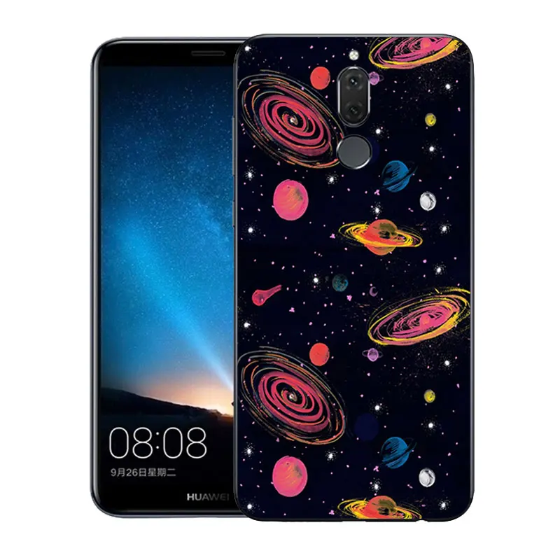 Мягкий силиконовый чехол для Huawei Mate 10 Lite / Nova 2i/maimangoill с принтом lite|Бамперы| |