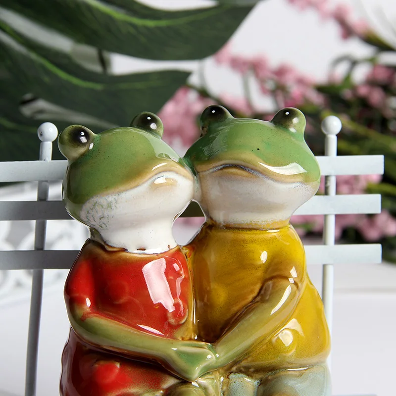 2019 новая модель украшения керамическая лягушка Принцесса Принц украшение дома