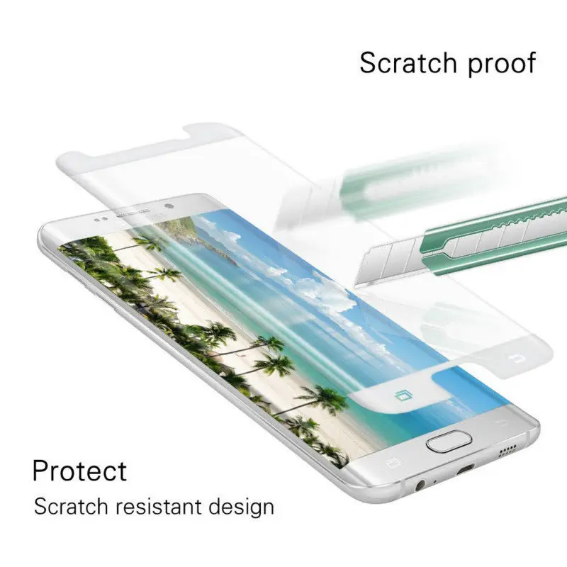 JGKK 3D Защита экрана для Samsung Galaxy S6 Edge Plus чехол закаленное стекло S6edge +