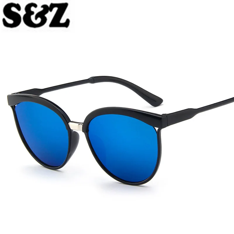 Женские солнцезащитные очки кошачий глаз брендовые дизайнерские ретро модные