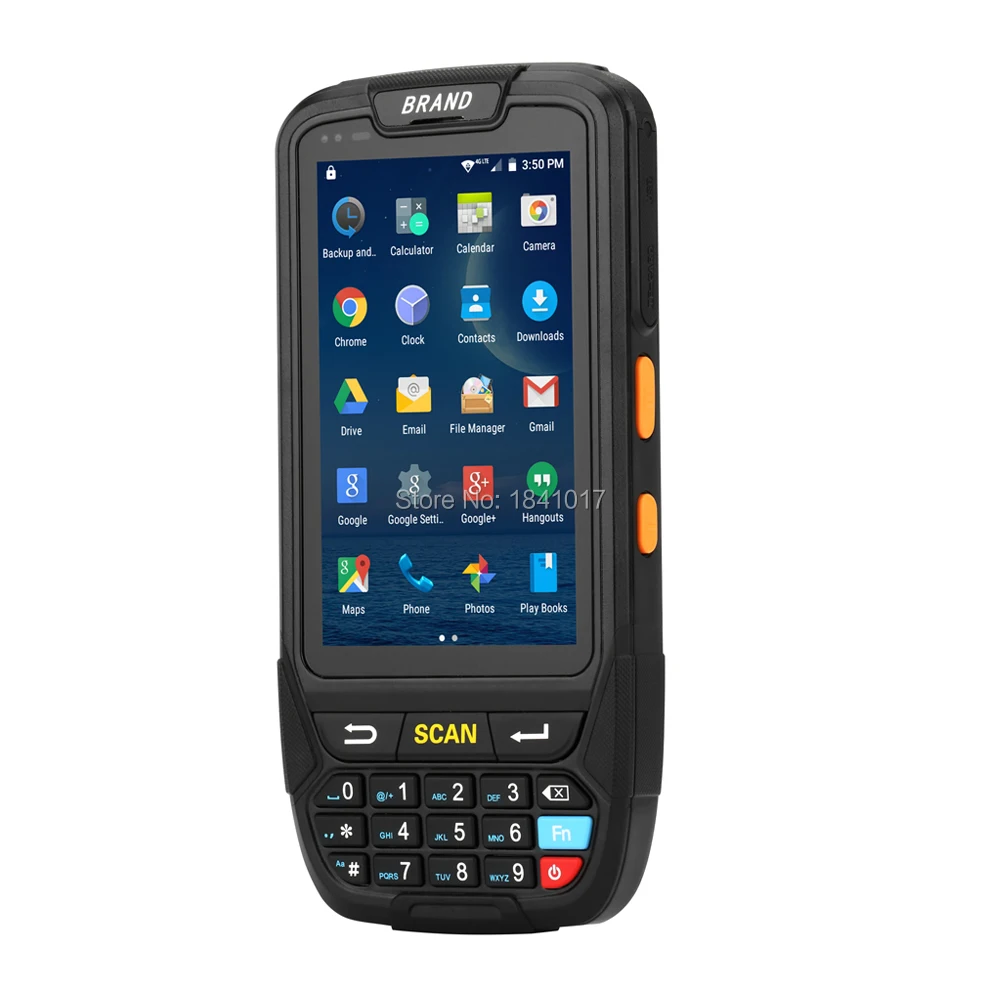 PDA Rugged Handheld Terminal Android 7.0 Data Collector Wireless 1D 2D QR Laser Barcode Scanner Reader NFC 4G | Компьютеры и офис